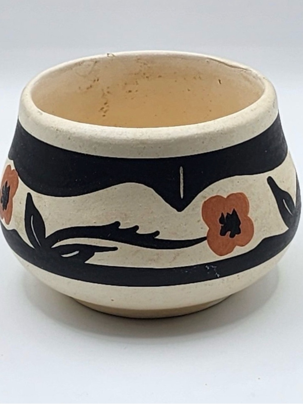 Vintage Pueblo  pottery bowl USA Southwest Style